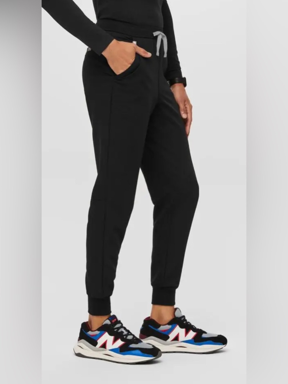 Men's Figs Black Tansen Jogger Scrub Pants Size Small